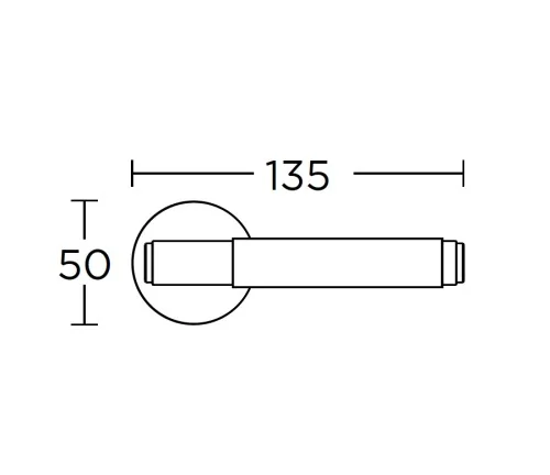 Durų rankenos Convex SERIES 1745