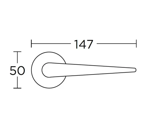 Durų rankenos Convex SERIES 1725