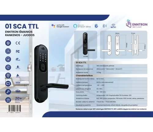 Enntron išmanios rankenos 01 SCA TTL