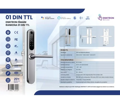 Enntron išmanios rankenos 01 DIN TTL