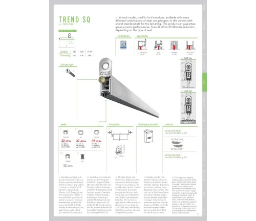 Automatinis slenkstis CCE TREND SQ