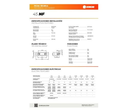 Elektromechaninė atvirkštinio veikimo 45NF-512 sklendė