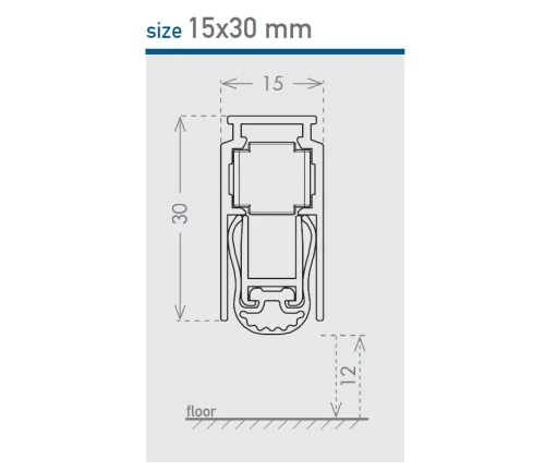 CCE Chronosoft 15X30 automatinis slenkstis CE1530CHR